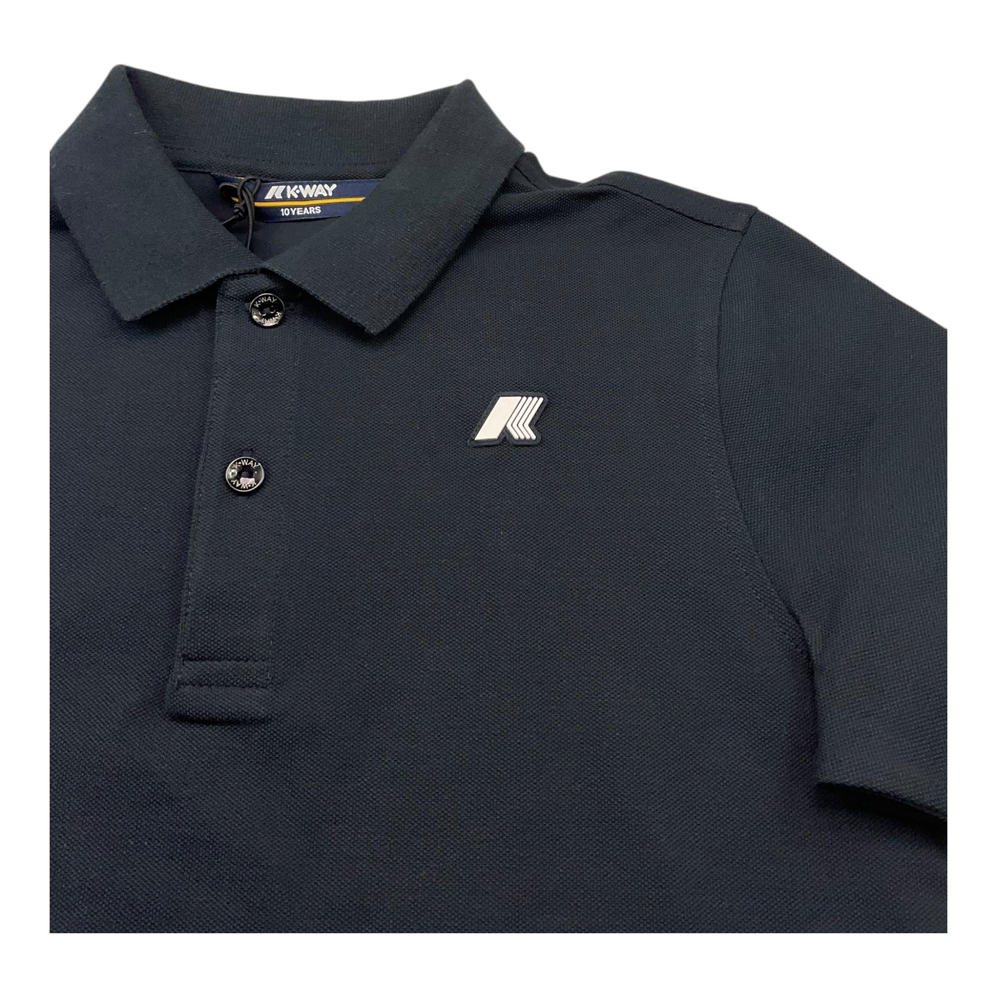 K-Way Polo Mezza Manica Tinta Unita per Bambino K6126LW BLU K-WAY 