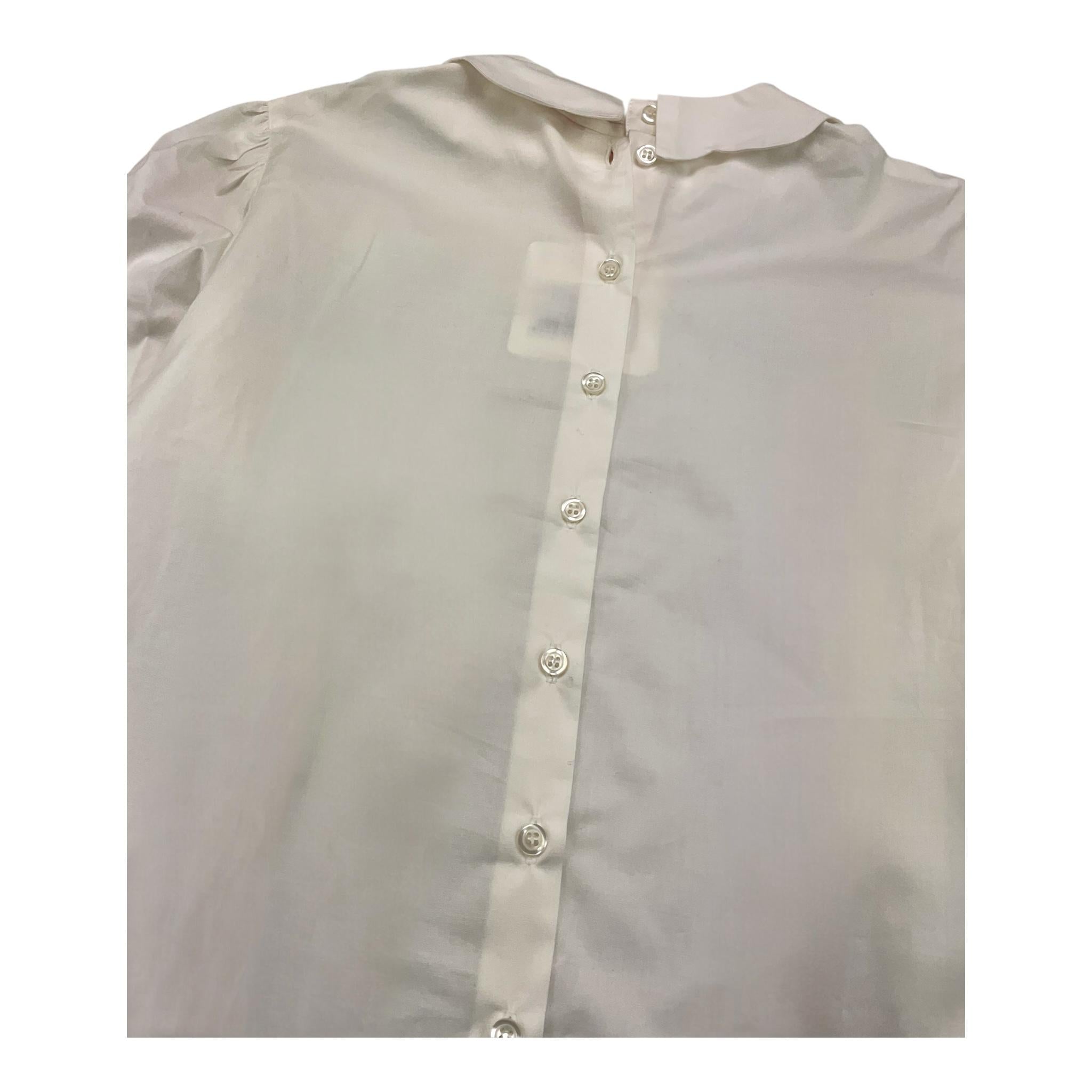 VICOLO camicia tinta unita con colletto Panna per Bambina 3141C00070X PANNA VICOLO 