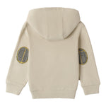 SARABANDA felpa tinta unita con cappuccio e stampa Beige per Bambino 0A034X BEIGE SARABANDA 