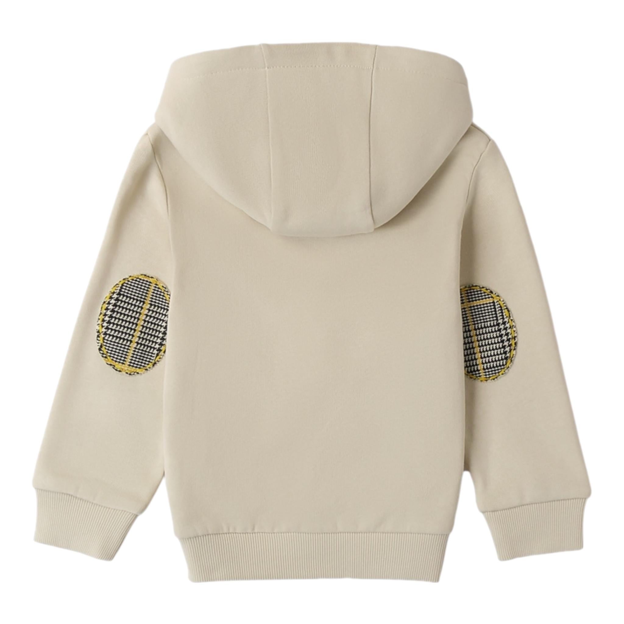 SARABANDA felpa tinta unita con cappuccio e stampa Beige per Bambino 0A034X BEIGE SARABANDA 