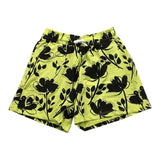 Yours Girl Short Two-Tone With Pattern And Elastic Waist Acid Green For Girls