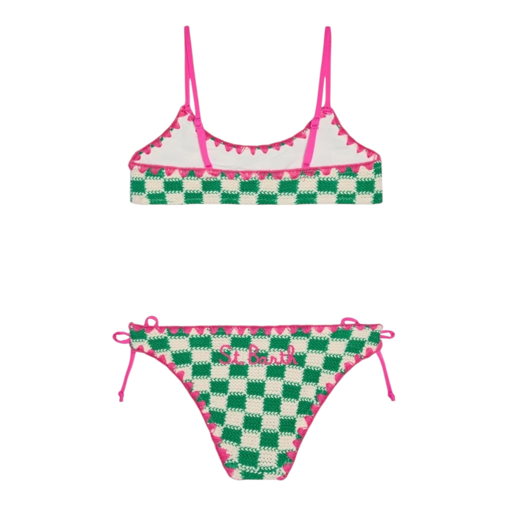 Saint Barth Costume 2 Pezzi Merletto per Bambina HOLLYX MULTICOLOR SAINT BARTH 