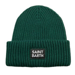 SAINT BARTH cappello tinta unita con stampa Verde per Bambino BRR0001 VERDE SAINT BARTH 