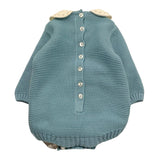 JULIANA pagliaccetto  tinta unita con fantasia Azzurro per Neonato 24616 AZZURRO JULIANA 