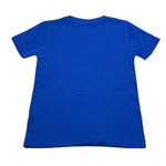 4Giveness T-Shirt Tinta Unita Girocollo per Bambina FGCB4077 COBALTO 4GIVENESS 