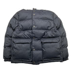 SAINT BARTH giubbino tinta unita con bottoni e cappuccio Blu per Bambino BAX0009 BLU SAINT BARTH 