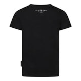John Richmond T-Shirt Girocollo Tinta Unita con Stampa per Bambino RBP25003TSJ NERO JOHN RICHMOND 