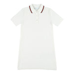 Gucci Abito Mezza Manica Tinta Unita per Bambina 809682 BIANCO GUCCI 