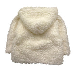 TEDDY E MINOU pelliccia tinta unita con cappuccio Bianco per Neonato I24CN015PE026 BIANCO TEDDY E MINOU 