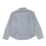 Emporio Armani Long Sleeve Shirt Solid Color Light Blue For Boys