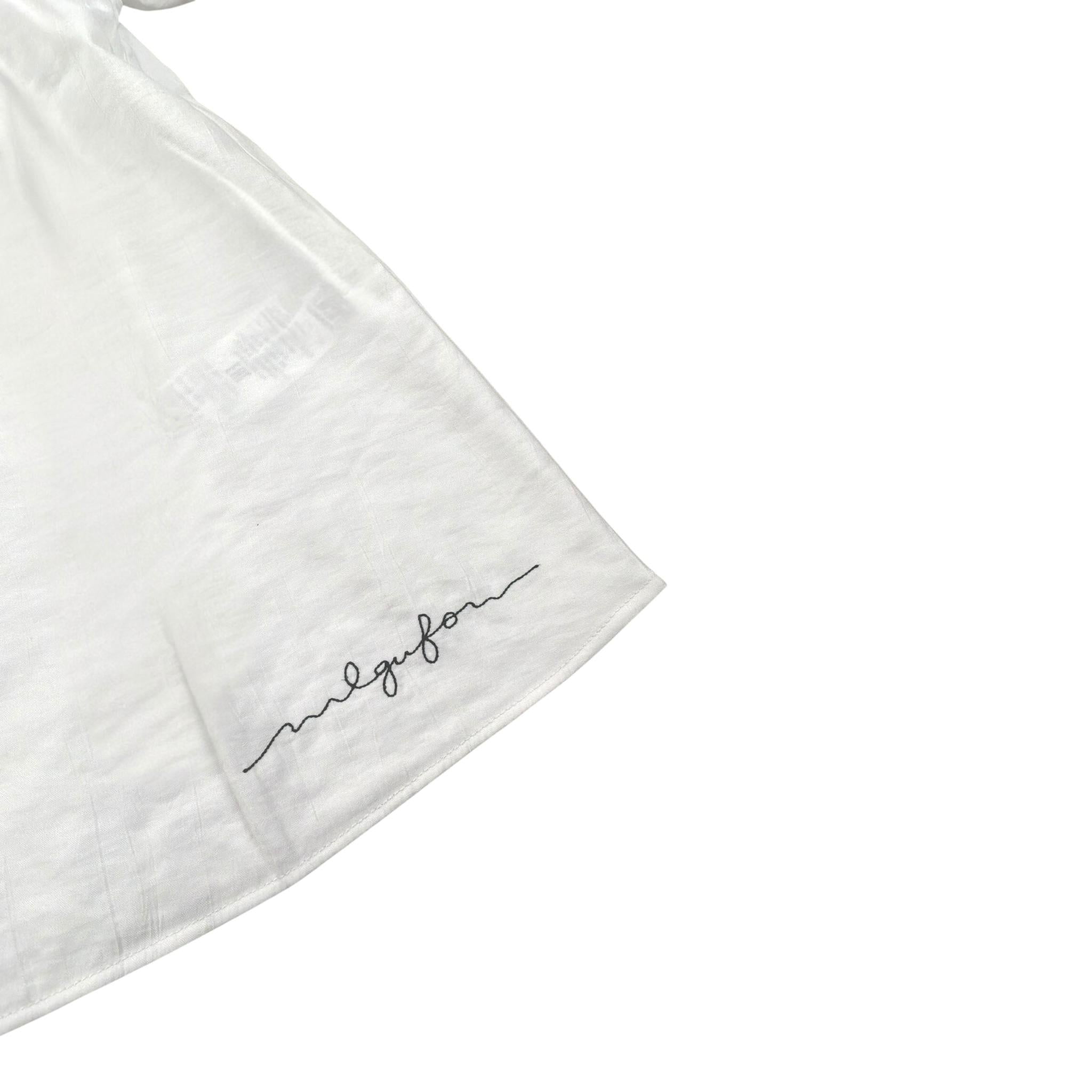 Il Gufo Camicia Mezza Manica Tinta Unita per Bambina P25CC107R0004X BIANCO IL GUFO 