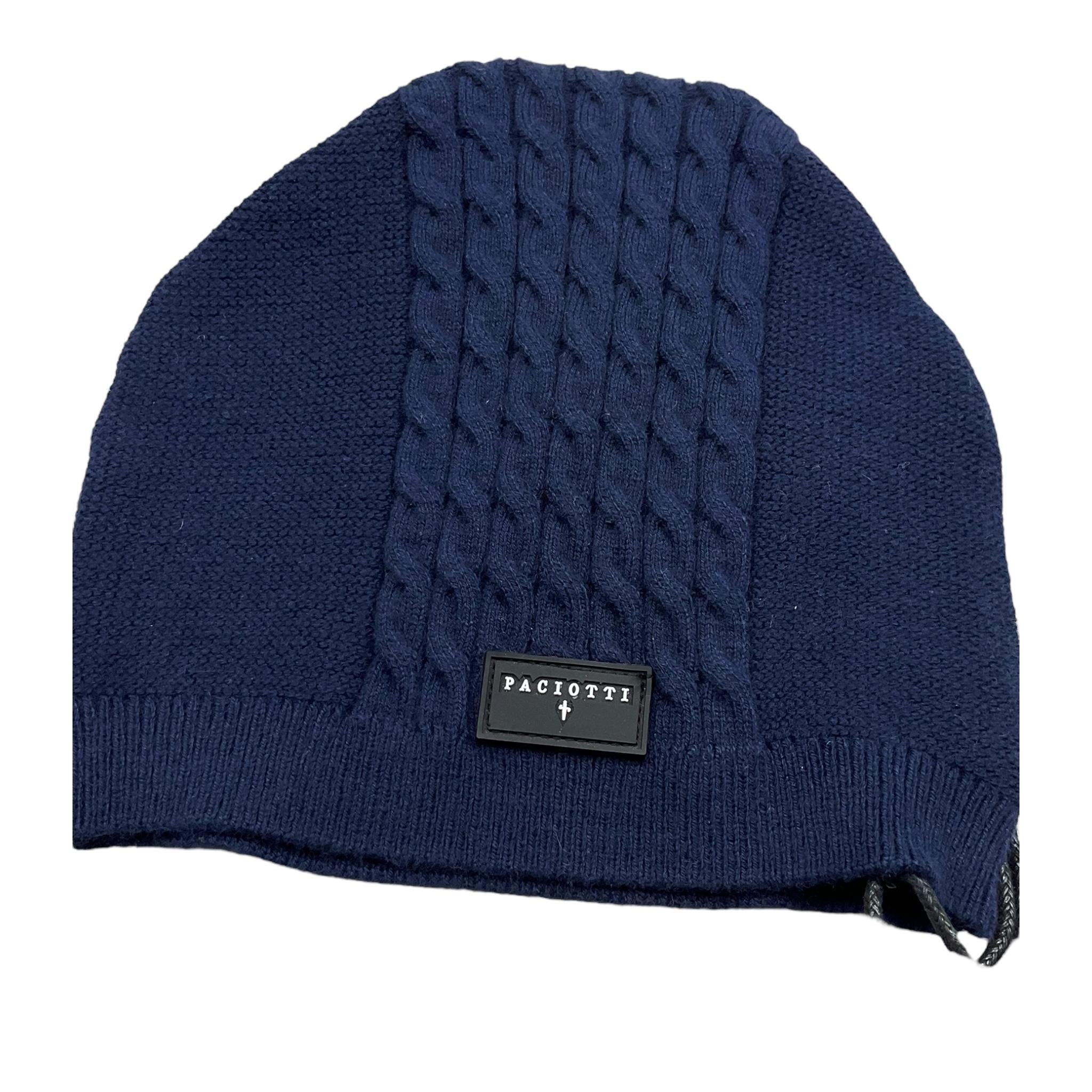 CESARE PACIOTTI cappello tinta unita con logo Blu per Bambino CAP5352BJ BLU CESARE PACIOTTI 