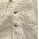 TEDDY E MINOU pelliccia tinta unita con cappuccio Bianco per Neonato I24CN015PE026 BIANCO TEDDY E MINOU 