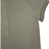Li &amp; Me Solid Color Crew Neck Green T-Shirt for Baby