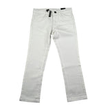 Sarabanda Jeans Tinta Unita con Girovita Regolabile per Bambino D2121 BIANCO SARABANDA 