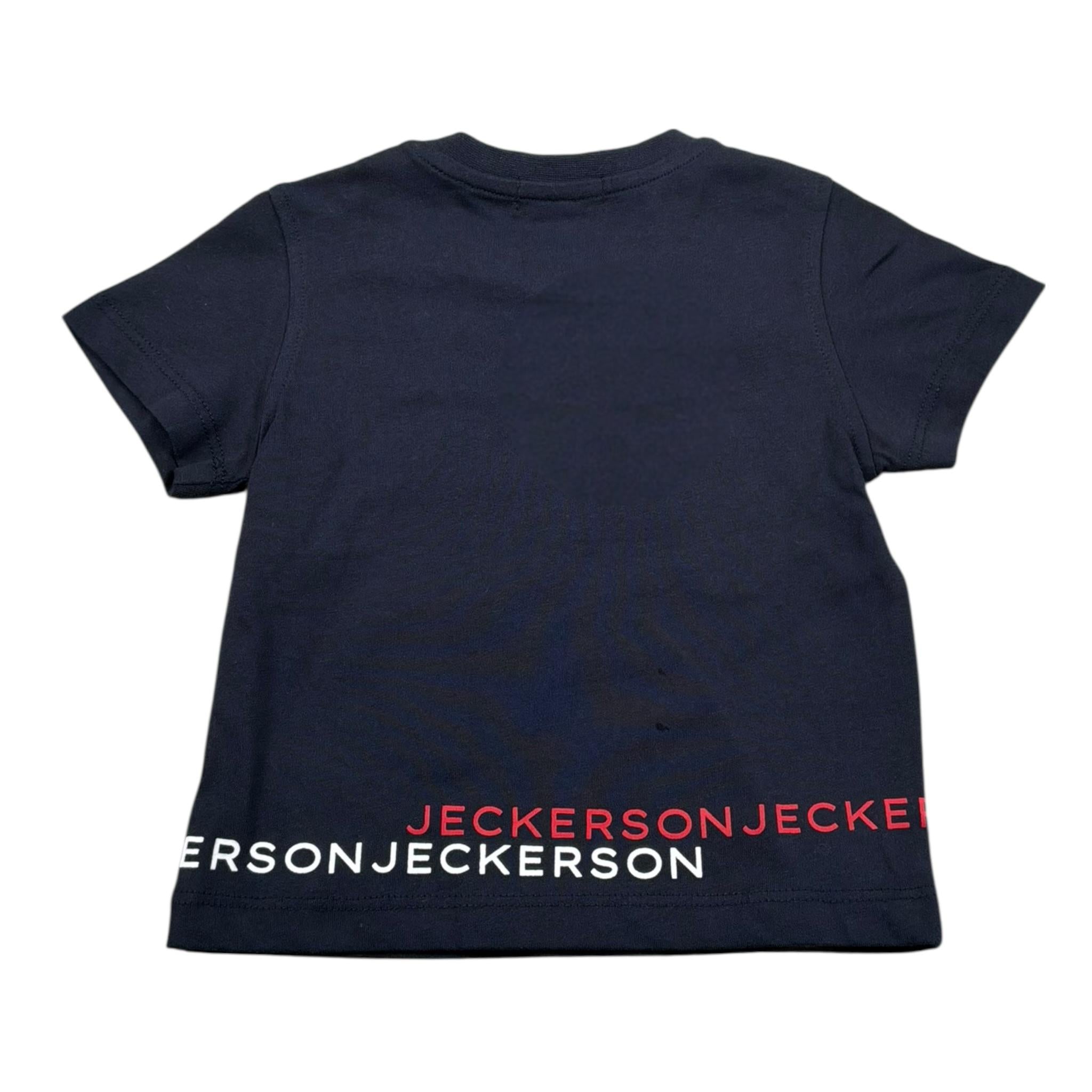 Jeckerson T-Shirt Girocollo Tinta Unita  per Neonato JN4017 BLU JECKERSON 