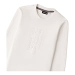 SARABANDA shirt girocollo tinta unita con stampa in rilievo Bianco per Bambino A531X BIANCO SARABANDA 