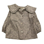 LA STUPENDERIA camicia manica lunga tinta unita con colletto Beige per Bambina TJCM466X BEIGE LA STUPENDERIA 
