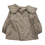 LA STUPENDERIA camicia manica lunga tinta unita con colletto Beige per Bambina TJCM466X BEIGE LA STUPENDERIA 