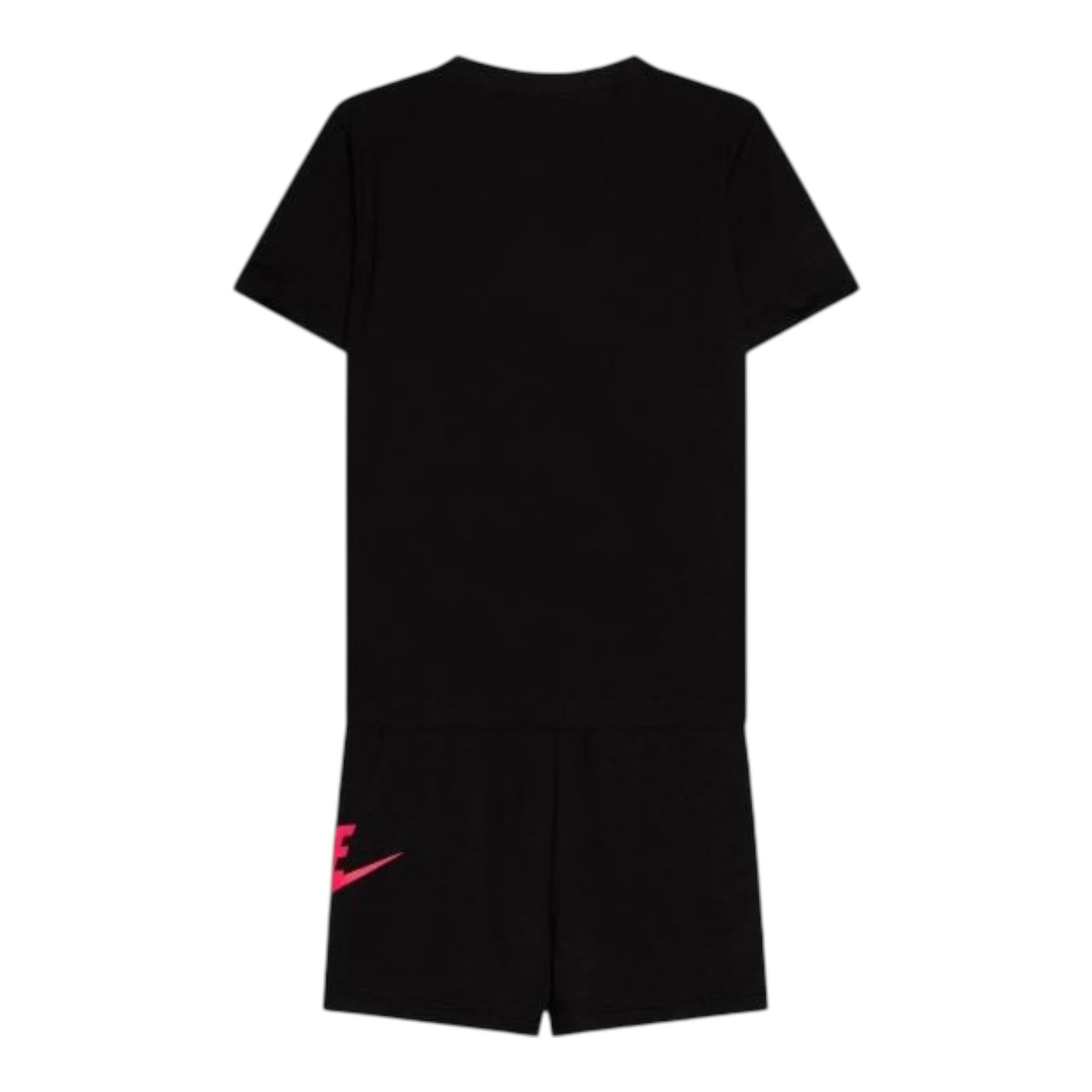 Nike Completo 2 Pezzi T-Shirt-Bermuda tinta unita Nero per Bambino 86L596 NERO NIKE 
