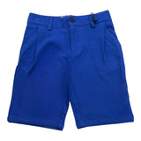Cesare Paciotti Bermuda Solid Color With Adjustable Waist Cobalt For Boys