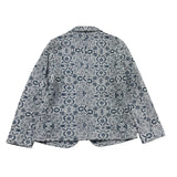 Distrett Plain Jacket With Floral Pattern And Buttons White For Boys