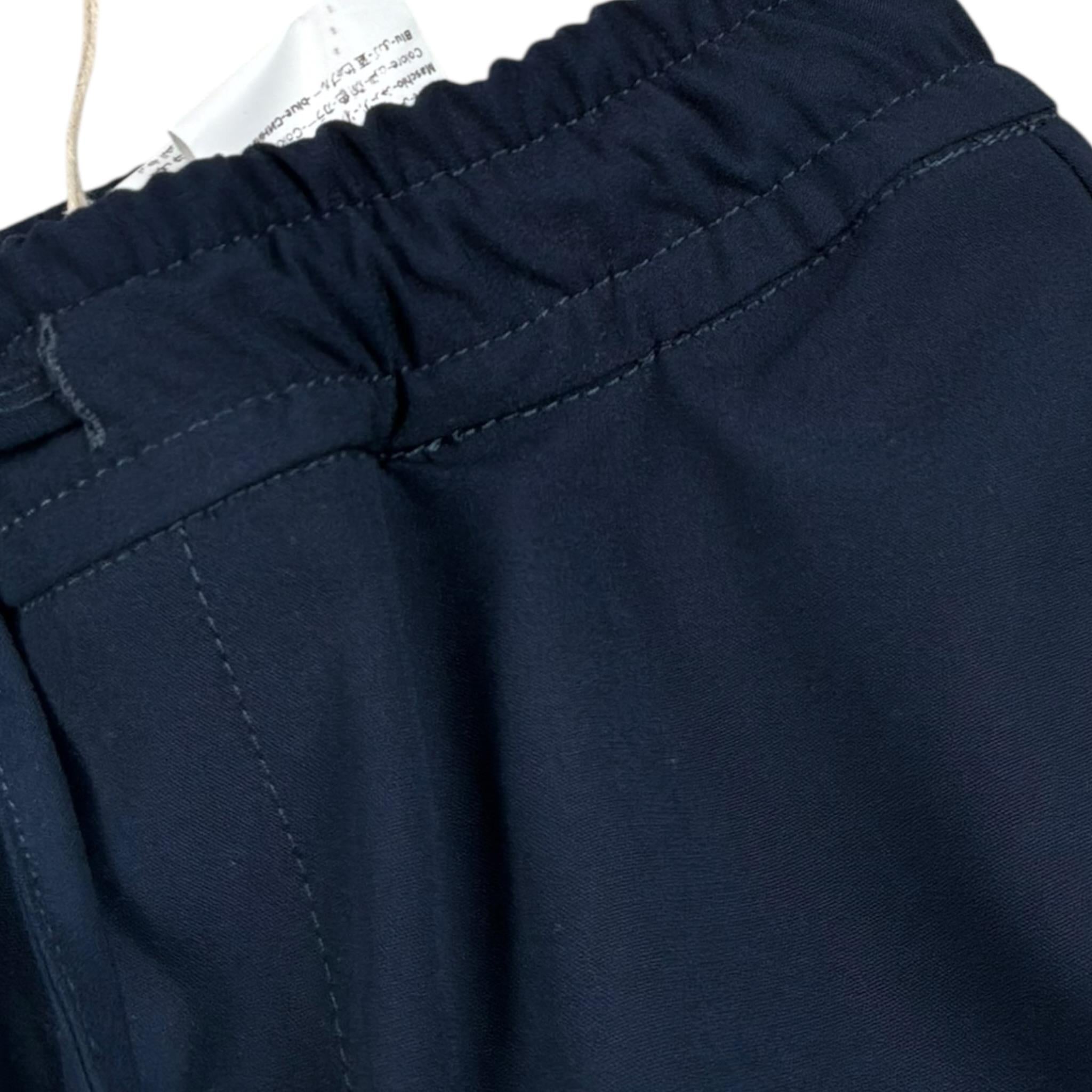 Manuel Ritz Pantalone Tinta Unita con Elastico In Vita per Bambino MR2447 BLU MANUEL RITZ 