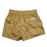 Alessandro Lamura Yellow Compass Rose Printed Solid Color Costume For Boys