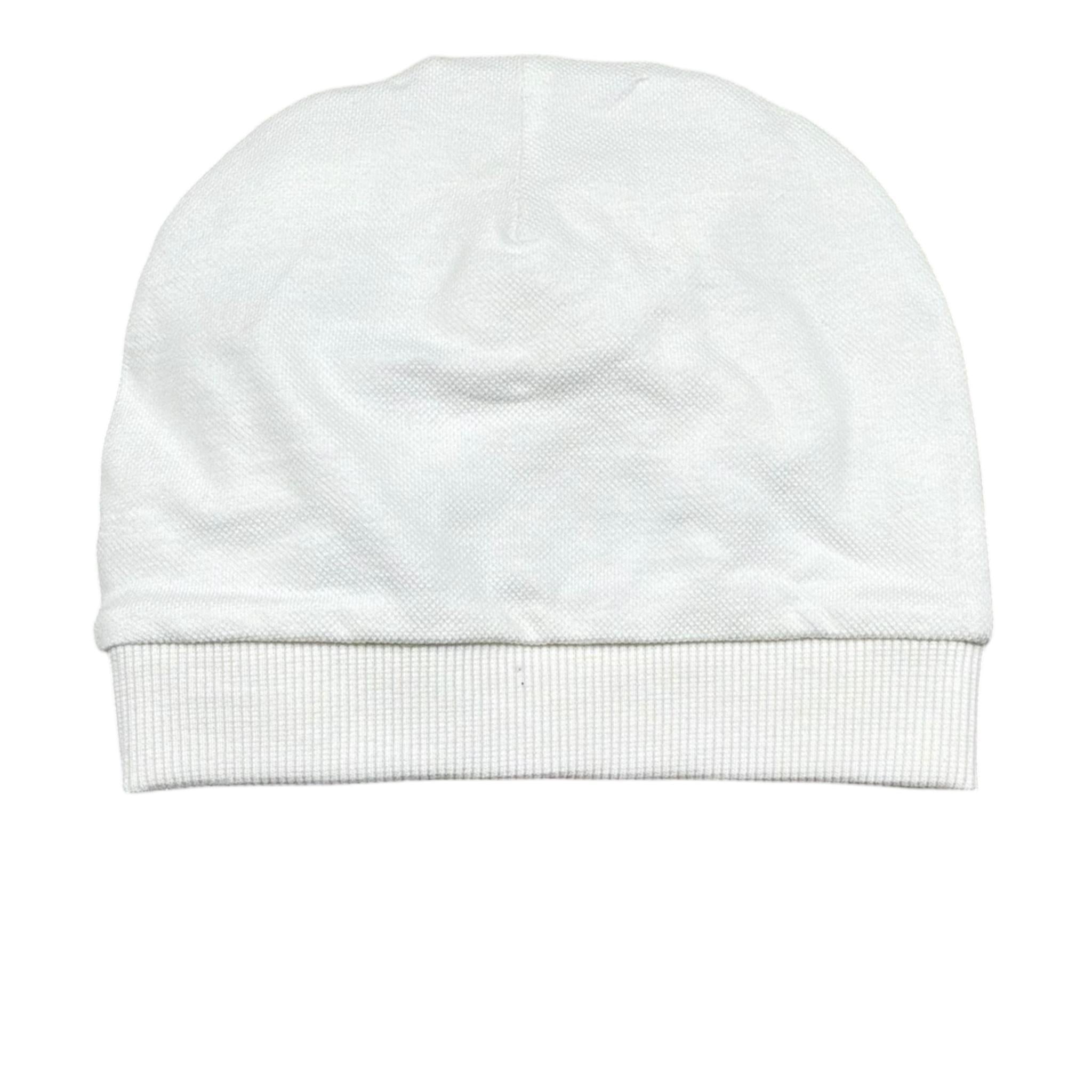 Moschino Cappello Tinta Unita con Stampa per Neonato MMY04Y BIANCO MOSCHINO 