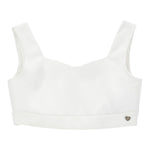 Monnalisa Top Tinta Unita  per Bambina 71E302 BIANCO MONNALISA 