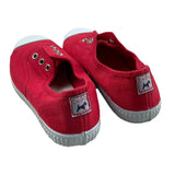 Chipie Sneakers Solid Color With Red Contrast Sole For Kids
