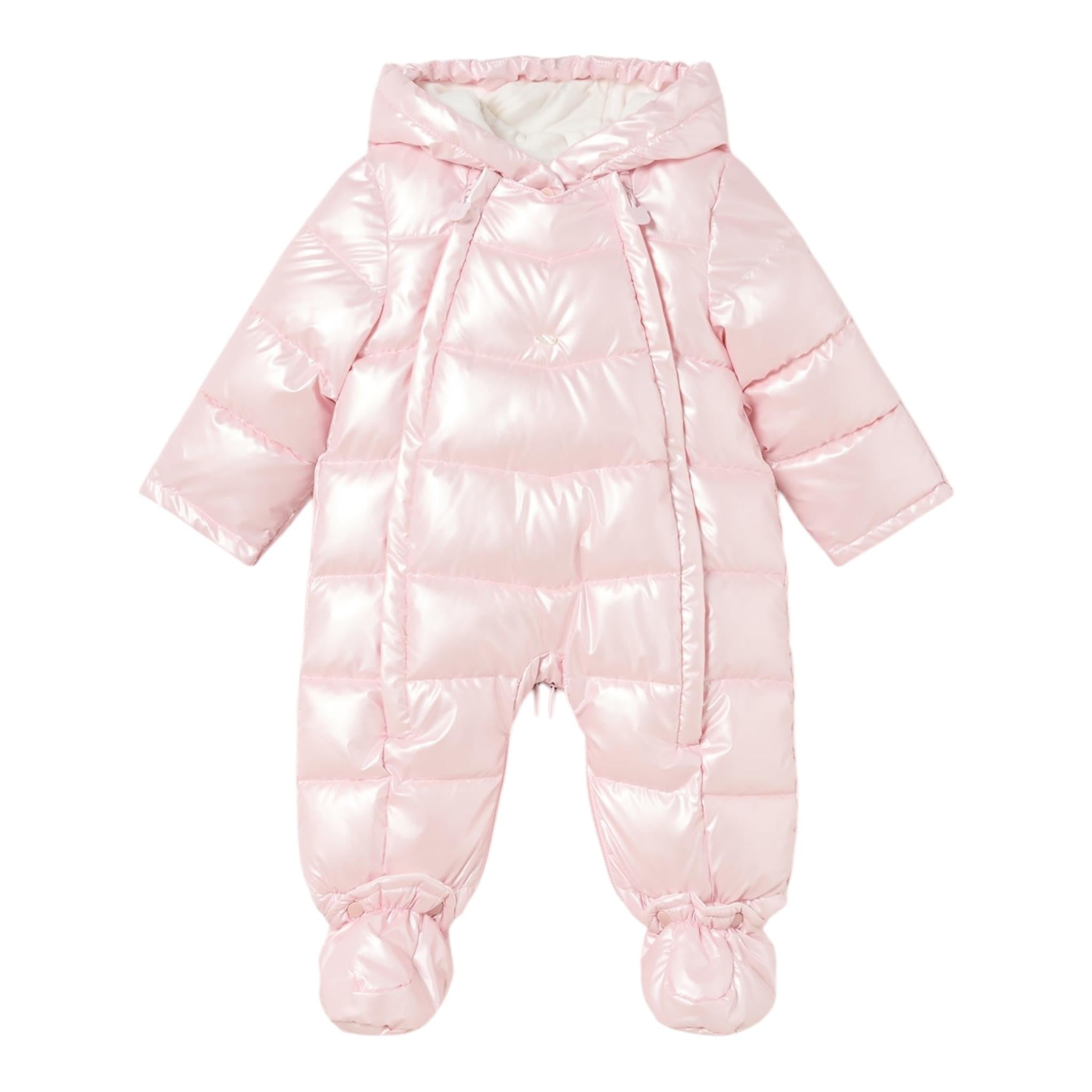 MAYORAL eskimo tinta unita con cappuccio Rosa per Neonata 2607 ROSA MAYORAL 