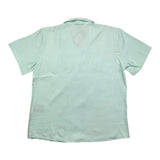 Never Too Solid Color Aqua Green Half Sleeve Shirt For Boys