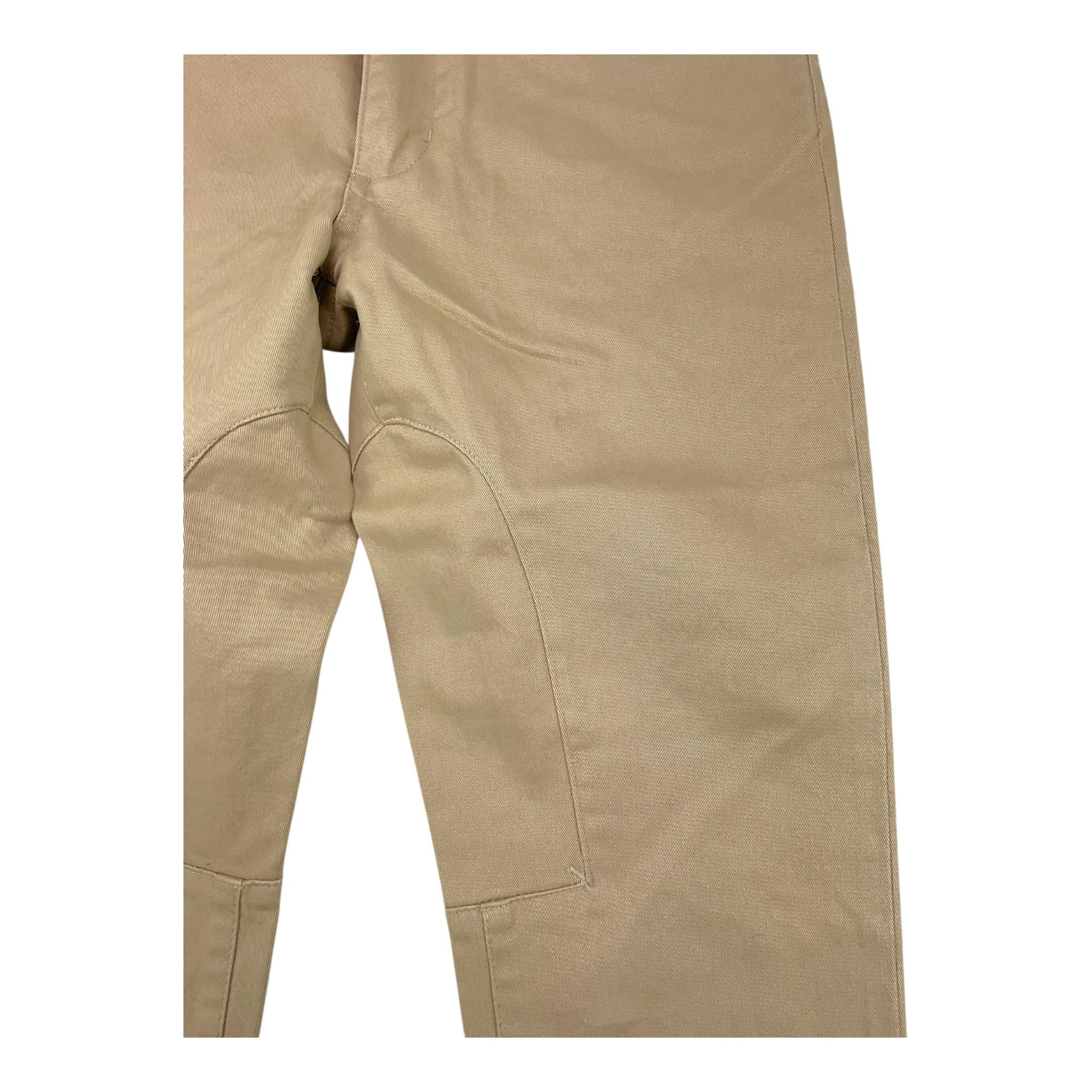 SIVIGLIA pantalone tinta unita con bottone Beige per Bambino SVJPT00528 BEIGE SIVIGLIA 