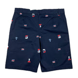Chicco Bermuda Solid Color With Contrasting Print Blue For Boys