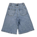 Patrizia Pepe Bermuda In Denim Tinta Unita con Tasche per Bambina 7P0380X AZZURRO PATRIZIA PEPE 