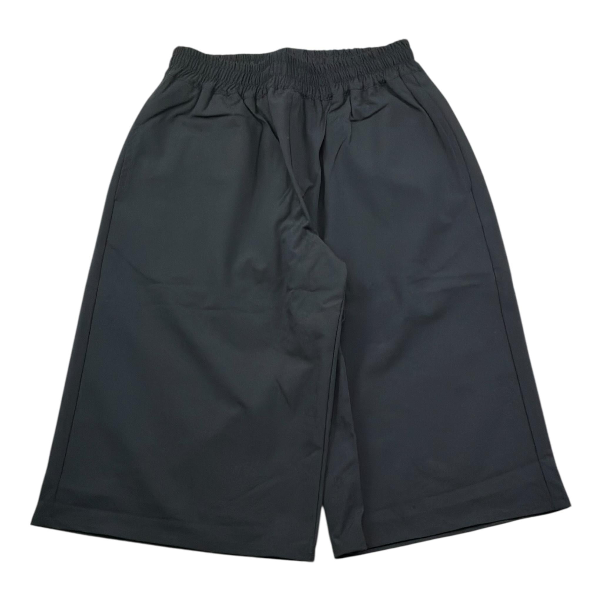 Daniele Alessandrini Bermuda Tinta Unita con Elastico In Vita per Bambino 1236S00307 NERO DANIELE ALESSANDRINI 