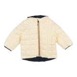 K-WAY giubbino reversibile con zip e cappucciobicolore Blu/beige per Neonato K7132PWM BLU/BEIGE K-WAY 