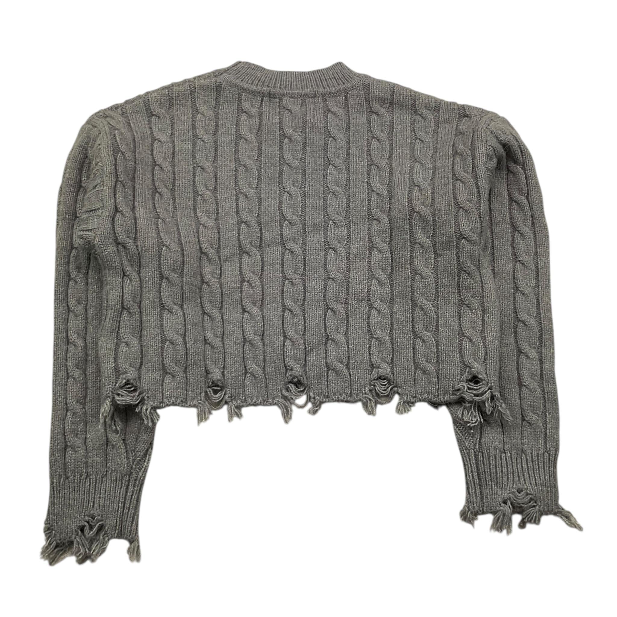 REFRIGIWEAR maglia girocollo tinta unita modello crop Grigio per Bambina RWG942 GRIGIO REFRIGIWEAR 