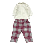LE BEBE' completo 2pz shirt-pantalone bicolore Bianco per Neonata LBG6120 BIANCO LE BEBE' 