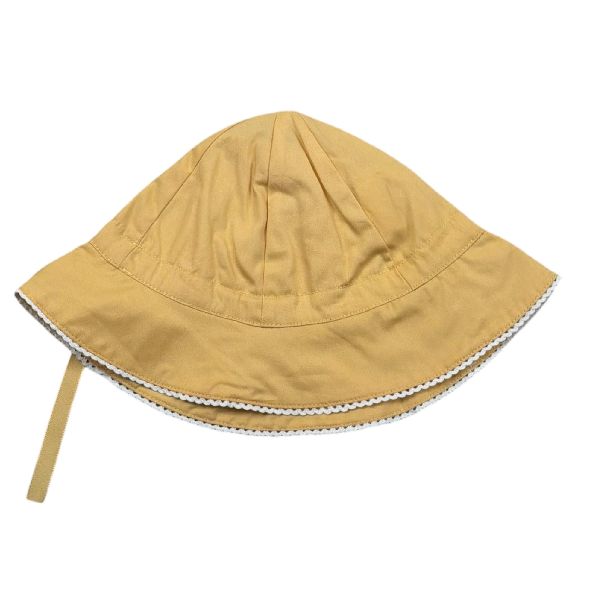 Monnëka Cappello Modello Pescatore Tinta Unita per Neonata 082024 GIALLO Monnëka 