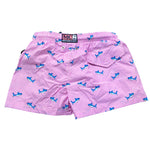 Saint Barth Costume Modello Boxer Tinta Unita con Stampa per Bambino 01059L ROSA SAINT BARTH 