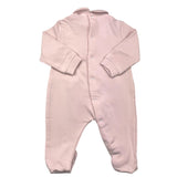 IL GUFO tutina manica lunga tinta unita con stampa Rosa per Neonata A24TP341M0100 ROSA IL GUFO 
