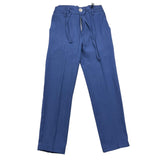 Emanuel Pris Solid Color Pants With Elastic Waist Blue For Boys