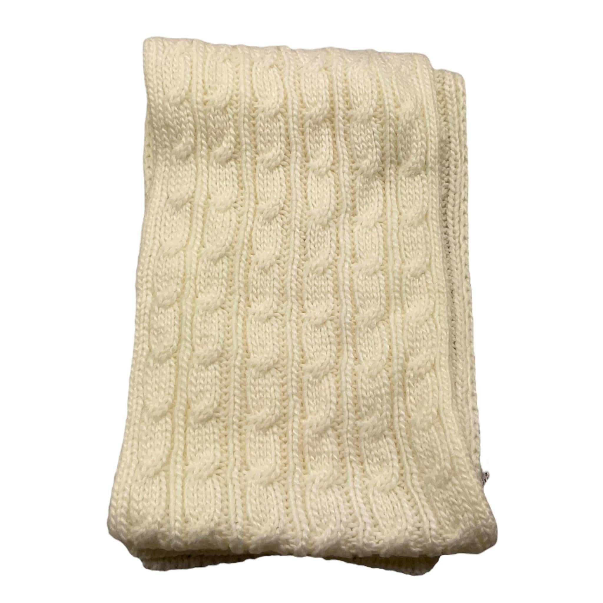 PATRIZIA PEPE sciarpa tinta unita con logo Panna per Bambina 7F0019 PANNA PATRIZIA PEPE 