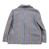 Daniele Alessandrini Plain Jacket With White Striped Pattern For Newborn