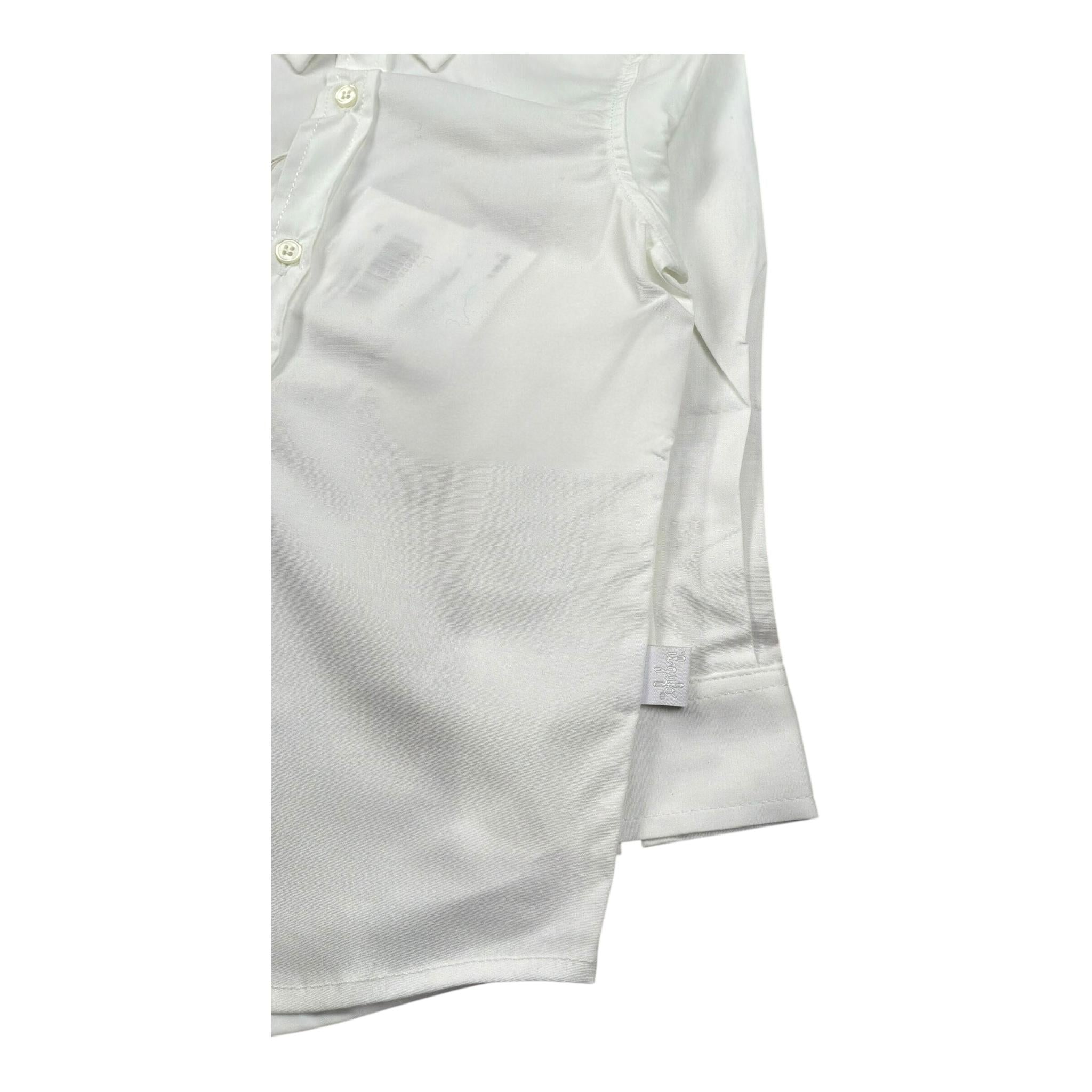 Il Gufo Camicia Manica Lunga Tinta Unita per Bambino COPCL176C0031 BIANCO IL GUFO 