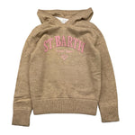 SAINT BARTH maglia modello felpa tinta unita con cappuccio Sabbia per Bambina MEG0007 SABBIA SAINT BARTH 