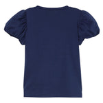 Liu Jo T-Shirt Girocollo Tinta Unita con Stampa per Neonata KA5041NX BLU LIU JO 