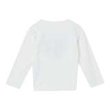 LIU JO shirt girocollo tinta unita con stampa in contrasto Panna per Bambina KF4067X PANNA LIU JO 